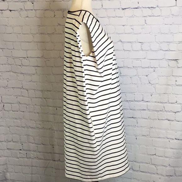 I ❤️ Tyler Madison Black and White Striped Sheath Dress - Picture 3 of 8